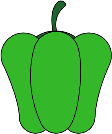Green Pepper - 0shares (500x500), Png Download