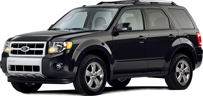 Ford Escape - Ford Escape 2009 V6 (671x319), Png Download