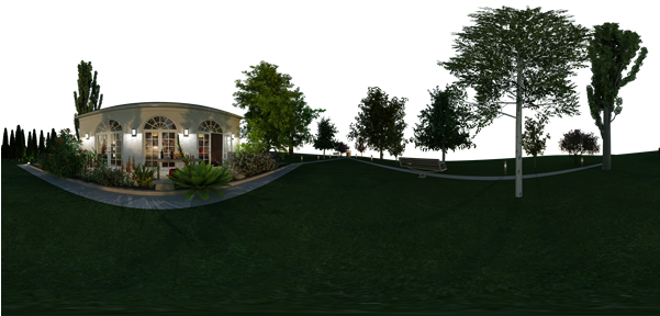 With This Image Loaded In Pie, I Choose Load Local - Park With Transparent Background (600x300), Png Download
