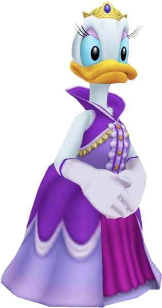 Daisy Duck - Kingdom Hearts 2 Minnie (342x603), Png Download