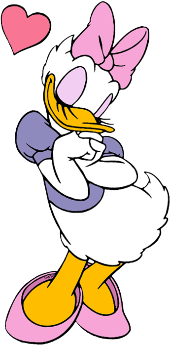 Disney S Day Clip Art Galore Daisy - Daisy Duck Coloring Pages (350x709), Png Download