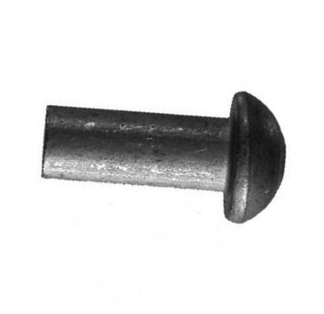 Snap Head Rivets - Round Head Rivet (365x353), Png Download