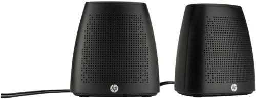 Center - Left - Rear - Hp Black S3100 Usb Speaker Bil (573x430), Png Download