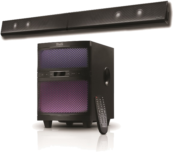 Surround - Klip Xtreme Sound Bar (629x631), Png Download