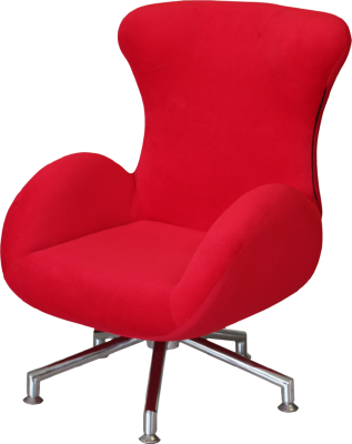 New Officechair 11png - Red Office Chair Png (317x400), Png Download