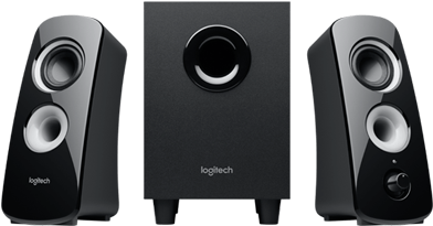 Z323 Speaker System With Subwoofer Rich 360° Sound - Bocinas Para Pc Logitech (393x393), Png Download