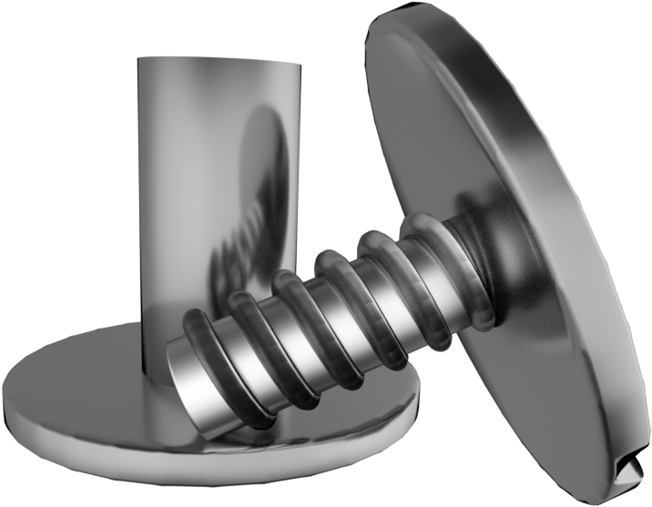 Make Sure The Rivet Fits Compare All Available Sizes - Rivet Screw (800x800), Png Download