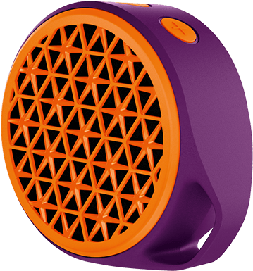 Logitech X50 Mobile Wireless Speaker - Logitech X50 Bluetooth Wireless Speaker (purple/orange) (652x560), Png Download