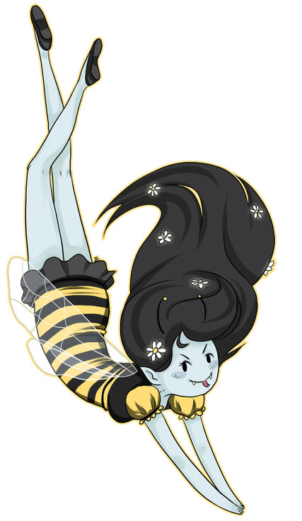 Marceline Bee Floater - Marceline The Vampire Queen (450x750), Png Download