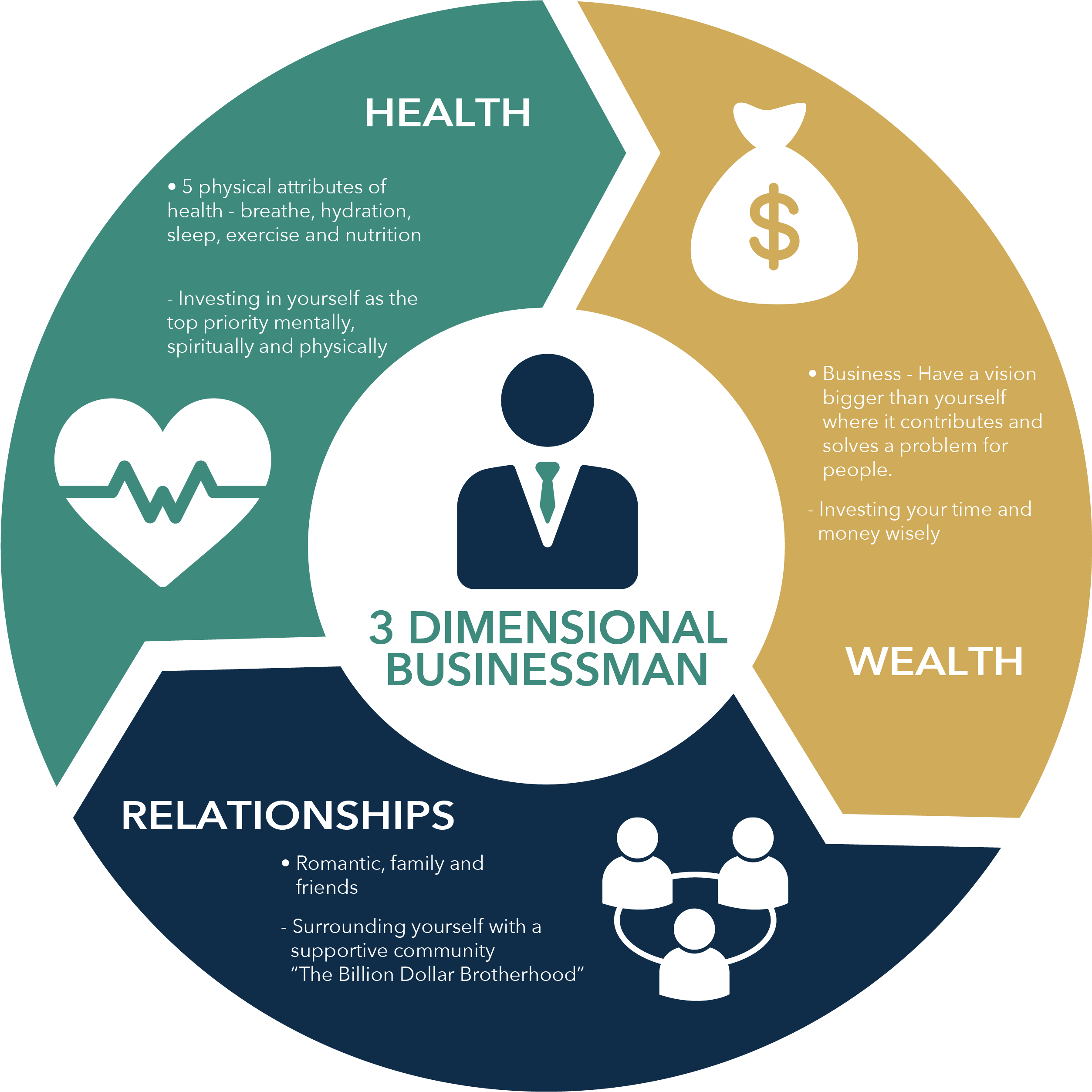 Become A 3 Dimensional Businessman - South Asian Health Foundation (2523x2506), Png Download