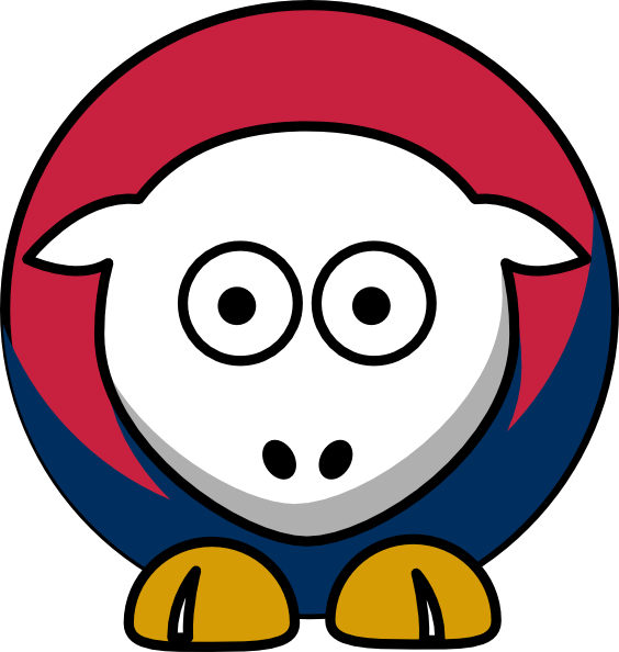 Sheep Florida Panthers Team Colors Svg Clip Arts 564 (564x594), Png Download