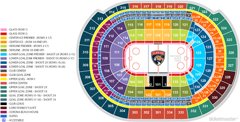 Florida Panthers - Bb&t Center (500x500), Png Download