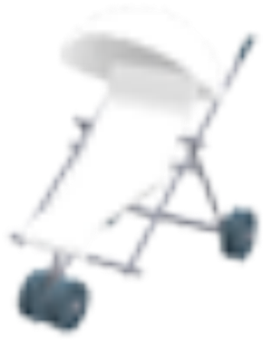 Stroller - Monochrome (420x420), Png Download