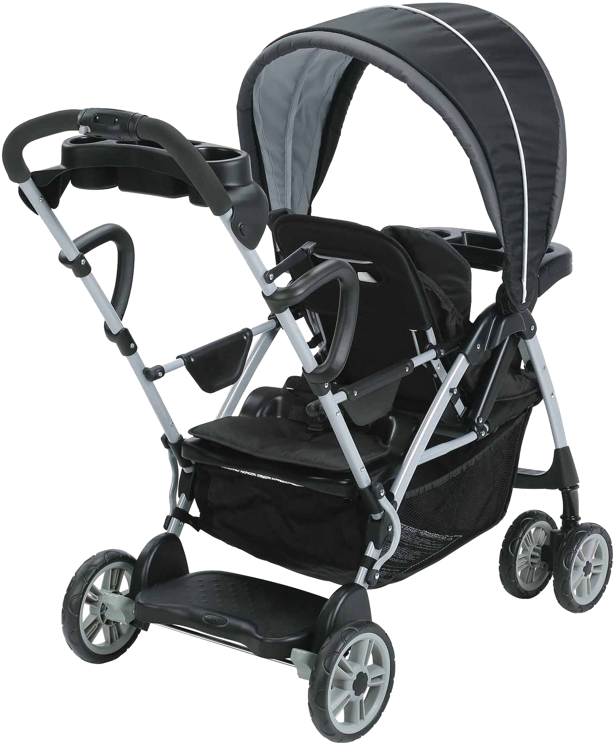 Graco Room For 2 Click Connect Stand & Ride Double - Graco Roomfor2" Classic Connect & Click Connect (1500x1500), Png Download