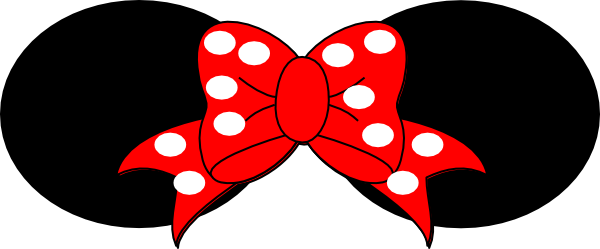 Minnie Ears Png - Minnie Mouse Ears Png (600x249), Png Download