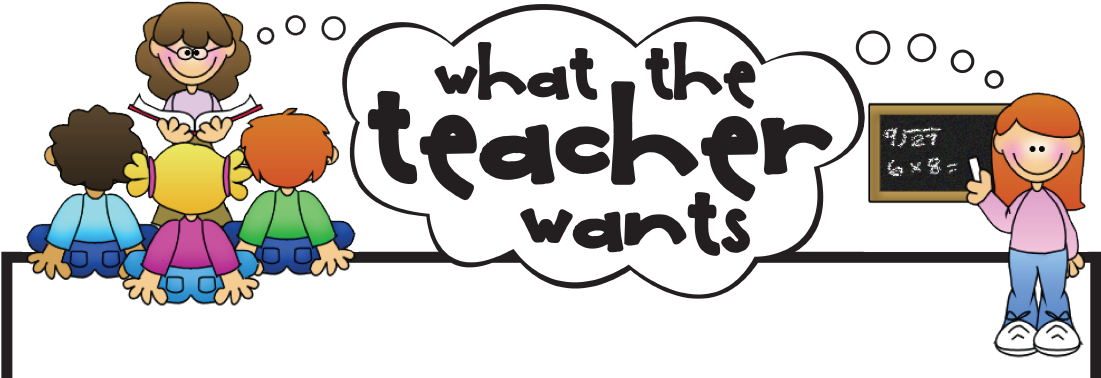 Original Clipart Art Teacher - Teacher Clipart (1100x387), Png Download