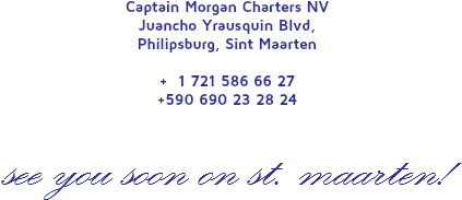 Captain Morgan Charters Nv Juancho Yrausquin Blvd, - Captain Morgan Charters & Whiteknuckle Jet Boats (980x225), Png Download