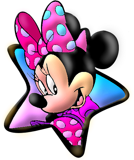 Minnie Mouse - Dibujos De Minnie Rosado En Png (454x534), Png Download