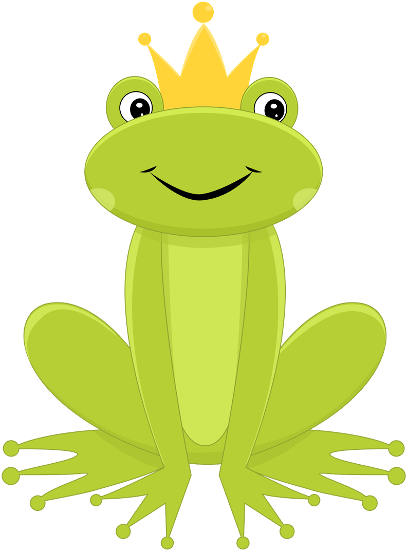 Frog * - Clip Art (900x1260), Png Download