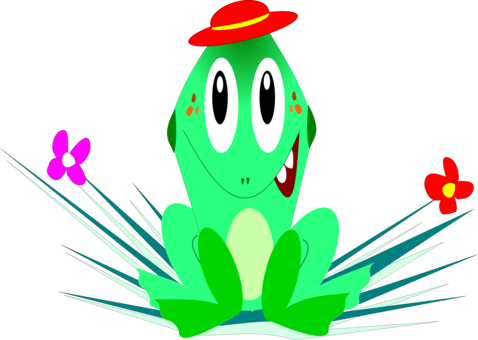 Cartoon Frog Drawing Line Art Painting - Atividade De Musica Com O Sapo Nao Lava O Pe (478x340), Png Download