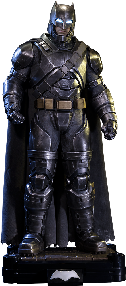Armored Batman Polystone Statue - Batman Vs Superman Prime 1 Statue (480x1000), Png Download