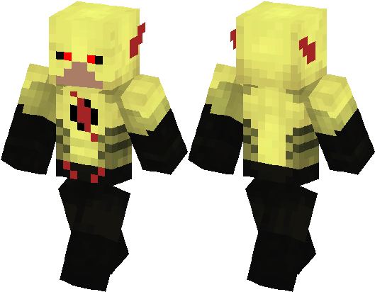 Mc Reverse Flash Skin (528x418), Png Download