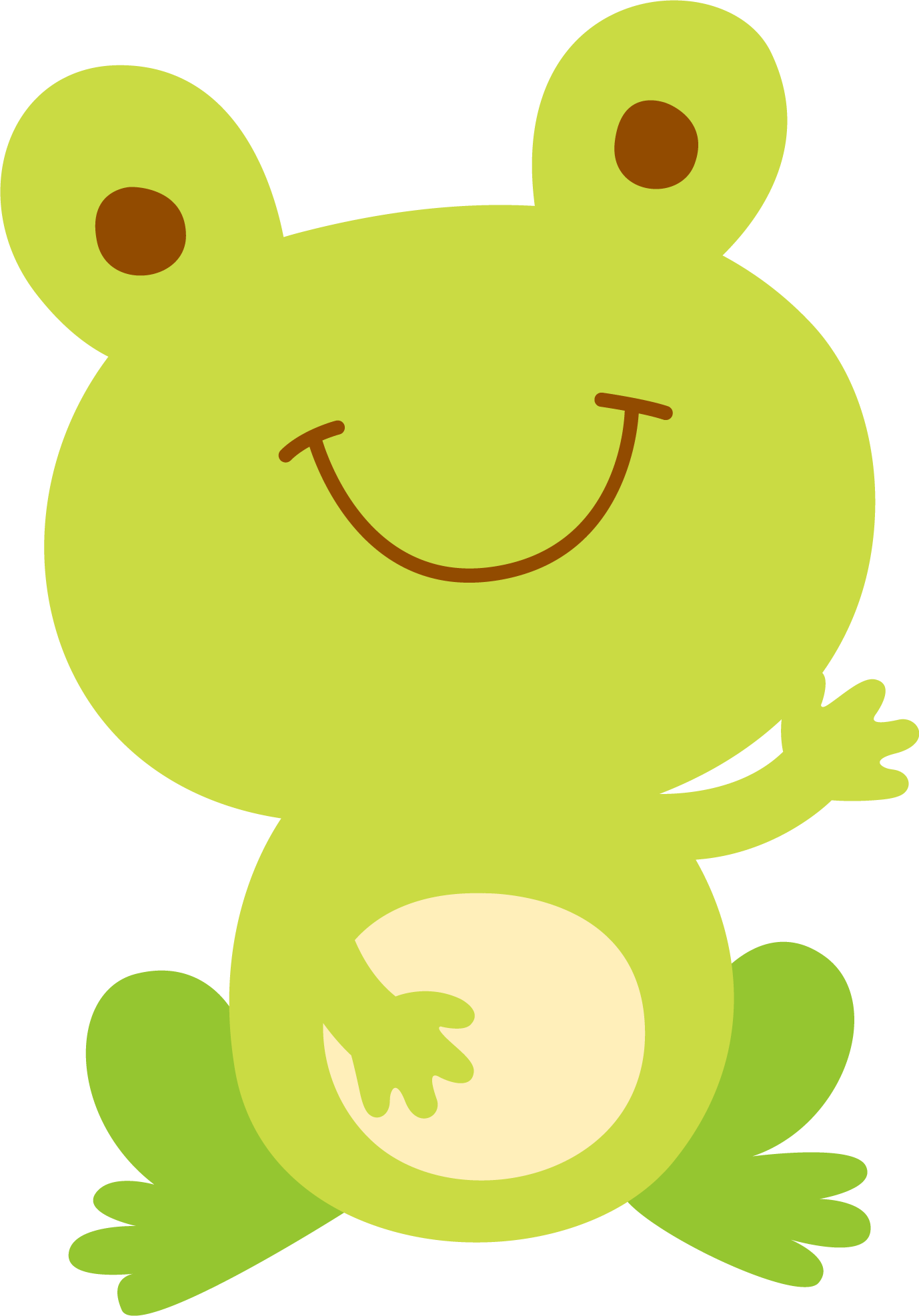 18best Of Frogs Clipart - Minus Frog Clipart (1378x1974), Png Download
