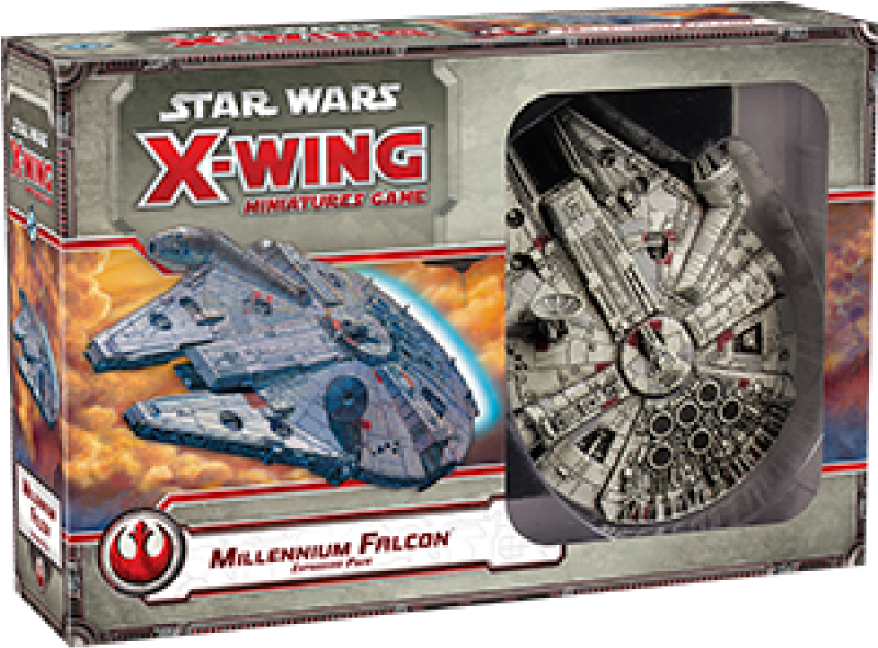 Millenium Falcon - Star Wars - X-wing Miniatures Game - Millennium Falcon (500x600), Png Download