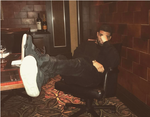 Design The Kaws X Air Jordan 4 Black Is Spotted On - Drake Jordan 4s Kaws (500x612), Png Download