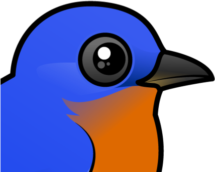 About The Eastern Bluebird - Pin-back Button (440x440), Png Download