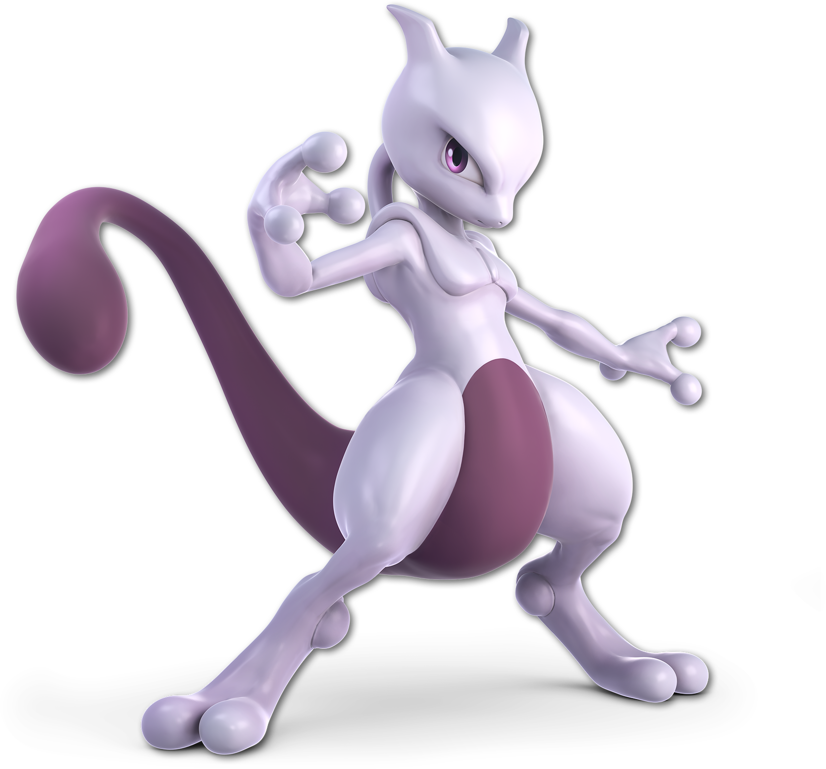 Mewtwo Ssbu-0 - Super Smash Bros Ultimate Mewtwo (1668x1553), Png Download
