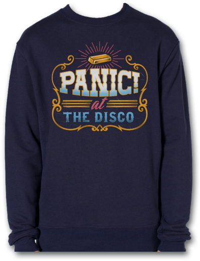 Panic At The Disco, Brendon Urie, And Patd Image - Old Panic At The Disco Shirts (434x600), Png Download