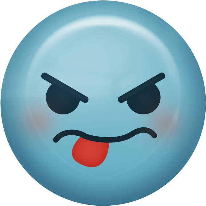 Feelings Clipart Emoji - Imagenes De Caritas De Desagrado (677x677), Png Download