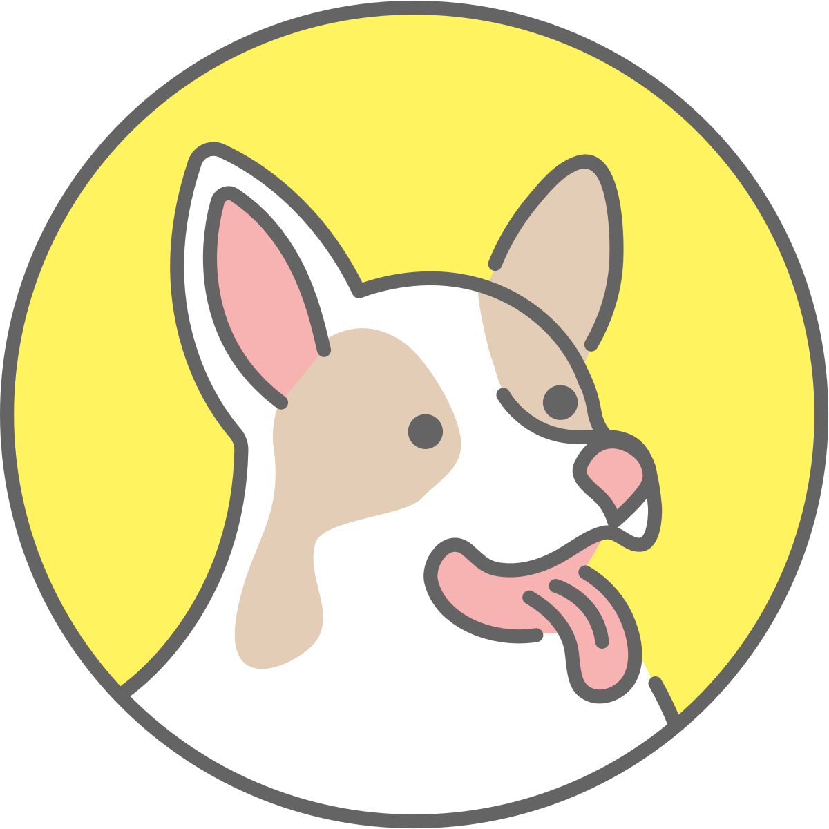 Dog - Dog Licks (1200x1200), Png Download