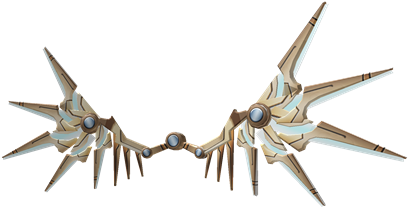 Gold Mechaknight Wings - Roblox (420x420), Png Download