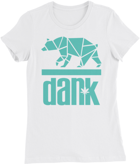 White Ladies T Shirt With Turquoise Imprint That Reads - Use Me Words On Tshirt (600x600), Png Download