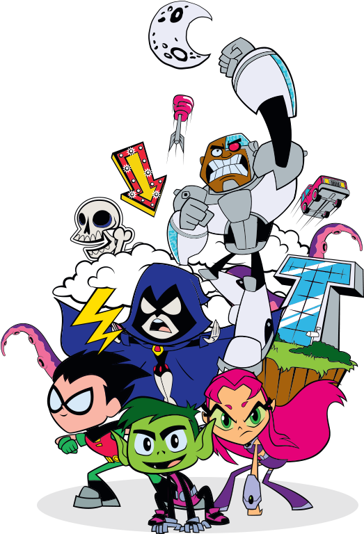 Free Teen Titans Logo Png - Teen Titans Go Png (565x803), Png Download