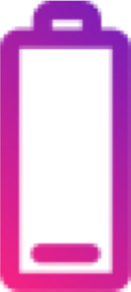 Chargifi Low Battery - Parallel (258x575), Png Download
