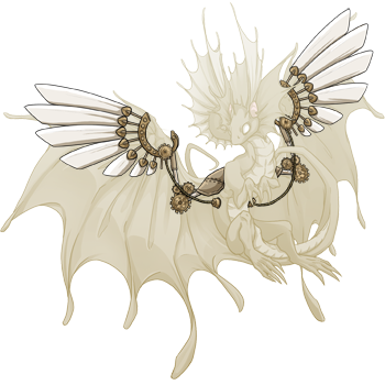 Gold Steampunk Wings Fae F - Steampunk Wings Png (350x350), Png Download