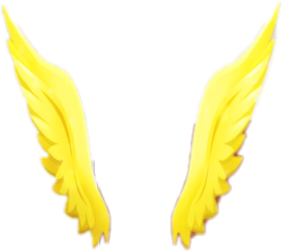Wings Gold Snapchat Filter Angel Lense Stickersfreetoed - Gold (577x514), Png Download