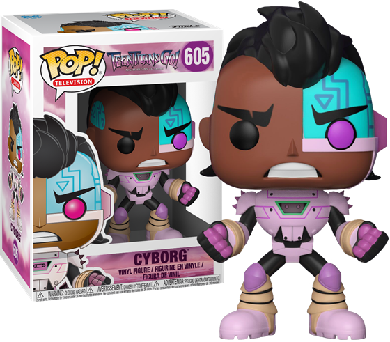 תמונה של Teen Titans Go Cyborg Pop - Pop Figures Team Titans Go (560x491), Png Download