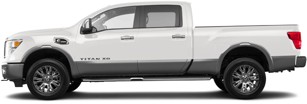 2018 Nissan Titan Xd Diesel Platinum - 2018 Ford F250 Long Bed (640x390), Png Download