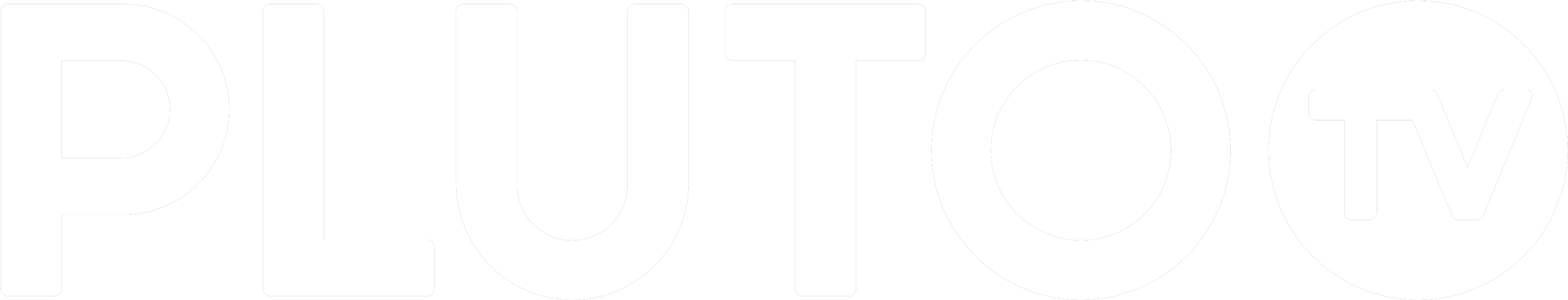 Pluto Tv (3674x959), Png Download
