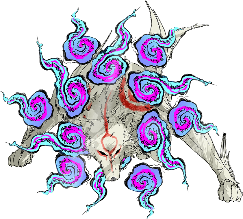 Clipart Freeuse Library Image Resurrection Beads Png - Okami Amaterasu (1024x1024), Png Download