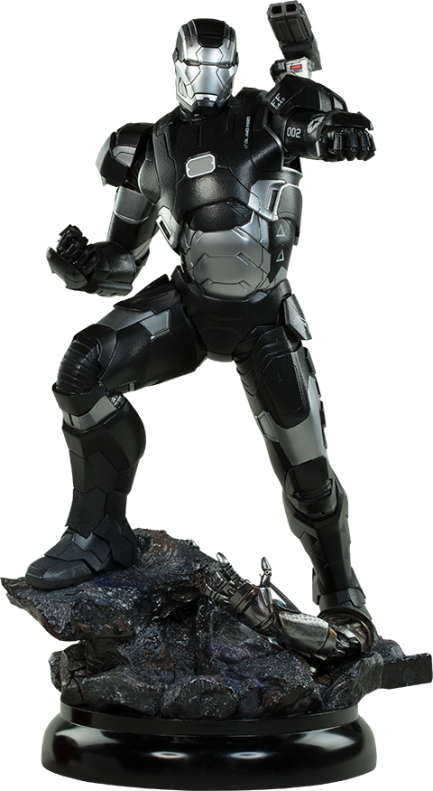 Marvel Maquette War Machine - Sideshow Avengers 2 War Machine Maquette (480x875), Png Download