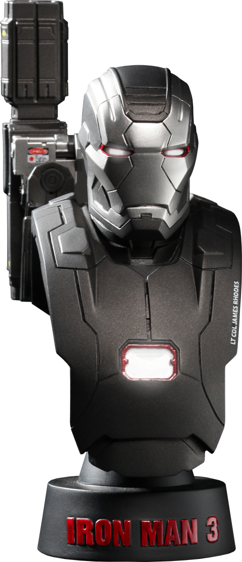Hot Toys War Machine Mark 2 Collectible Bust - Hot Toys Marvel War Machine Mark 2 Marvel Collectible (480x1112), Png Download