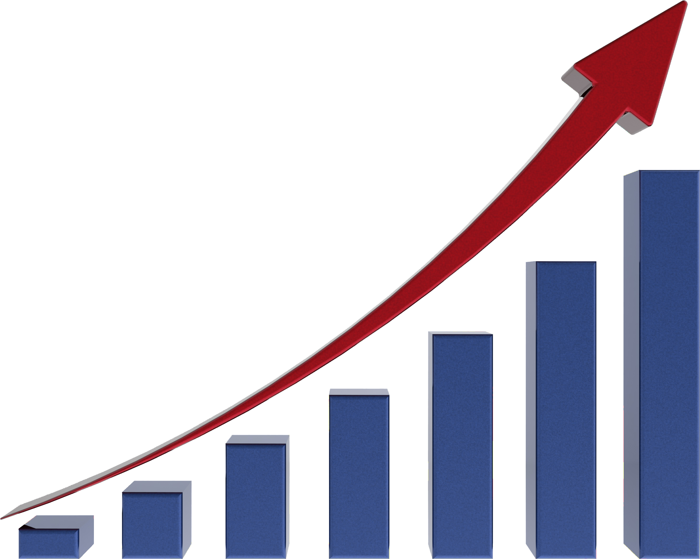 Mobirise - Economic Growth No Background (3000x2048), Png Download