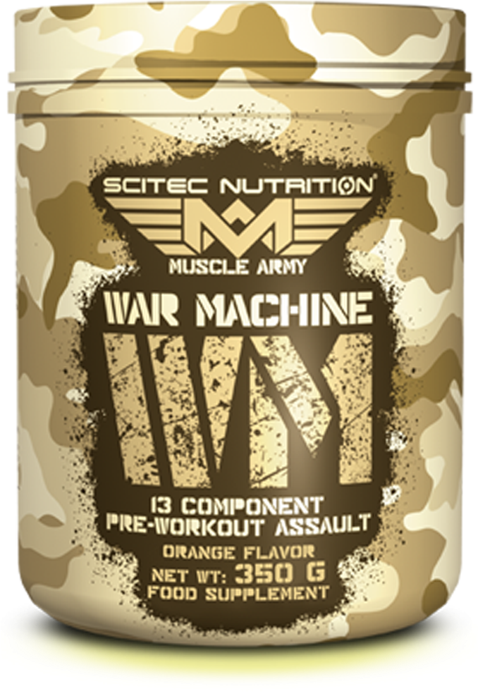 War Machine - Scitec Nutrition War Machine 350g - Pre-workout (825x1024), Png Download