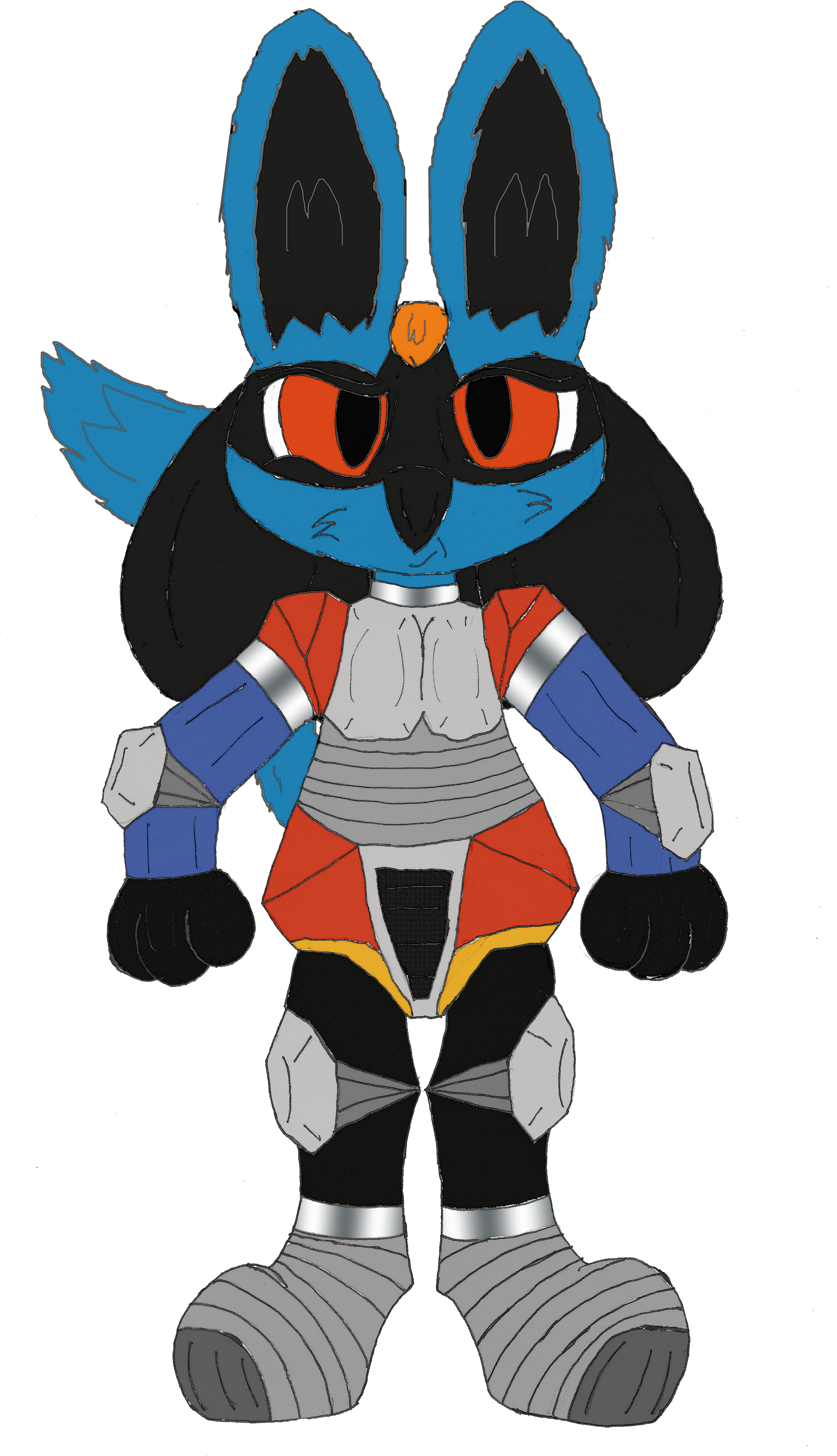 Ben's "iron Man/war Machine" Armour - Cartoon (2356x4229), Png Download