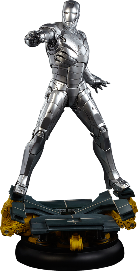 Iron Man Mark Ii Quarter Scale Maquette - Iron Man - Mark Ii 1:4 Scale Maquette (480x943), Png Download
